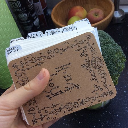 Кулинарная книга в виде карточек - Kochbuch