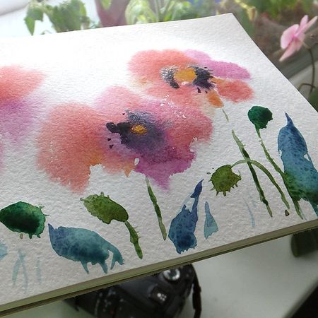 Акварельное